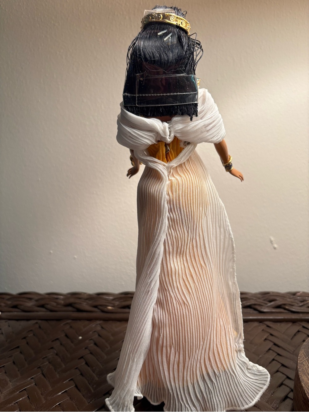 Barbie Egyptian Cleopatra Doll with Gold, Turquoise, Blue, Red Accents - Picture 3 of 7
